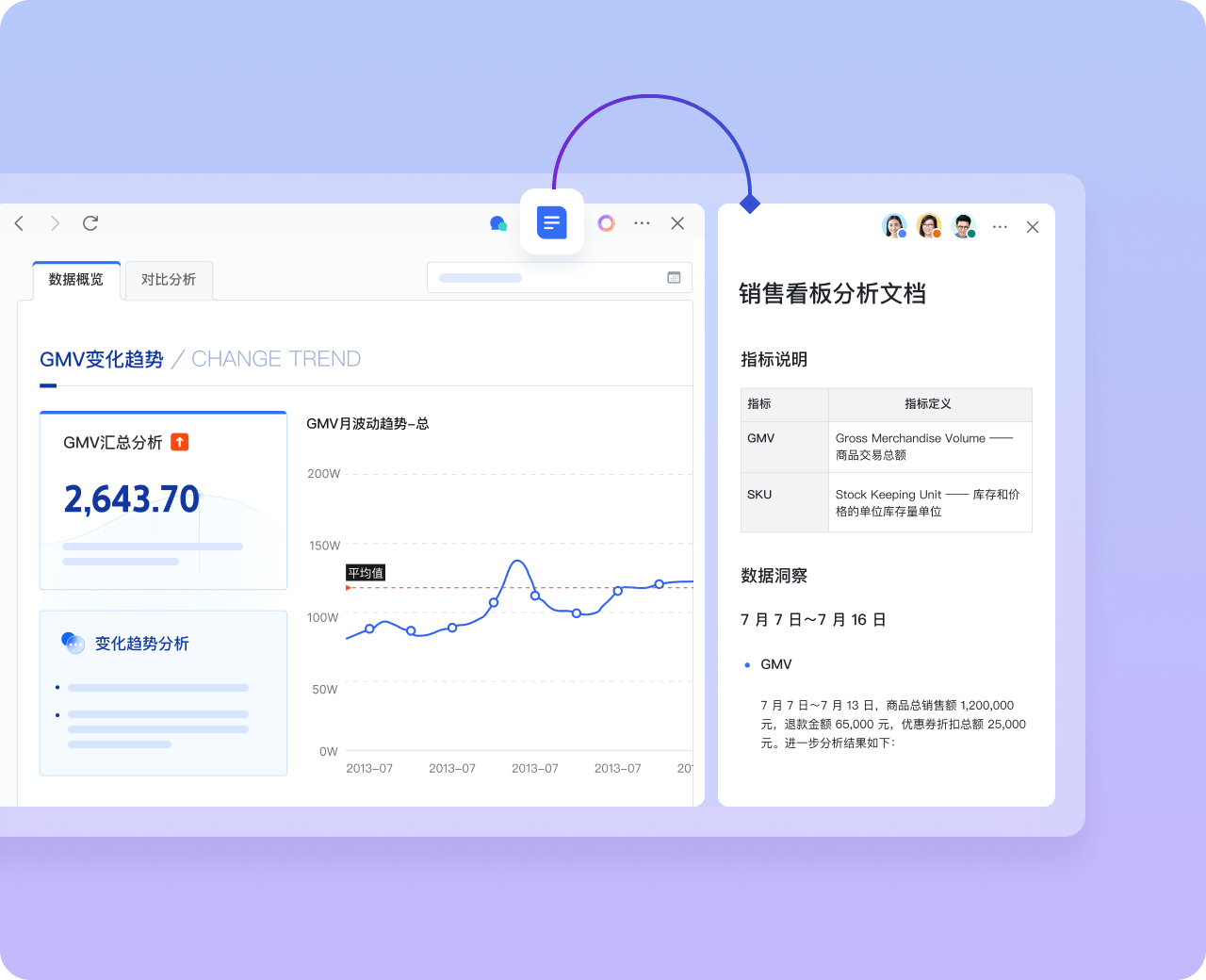 飞书桌面工作台界面